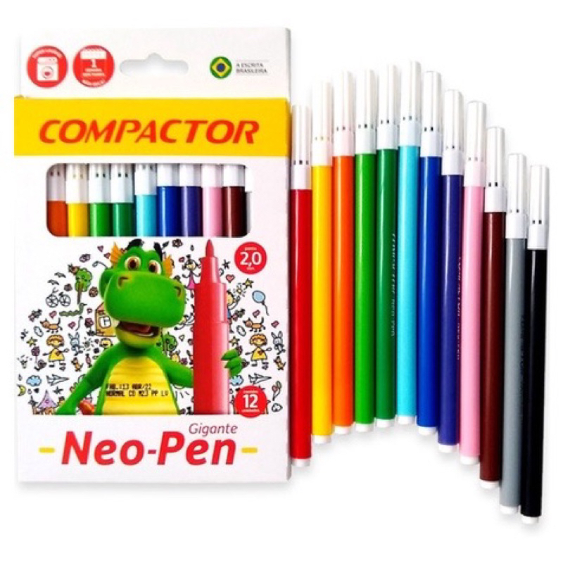 Lápis de Cor Neo-Pen C/48 Cores - Compactor Store