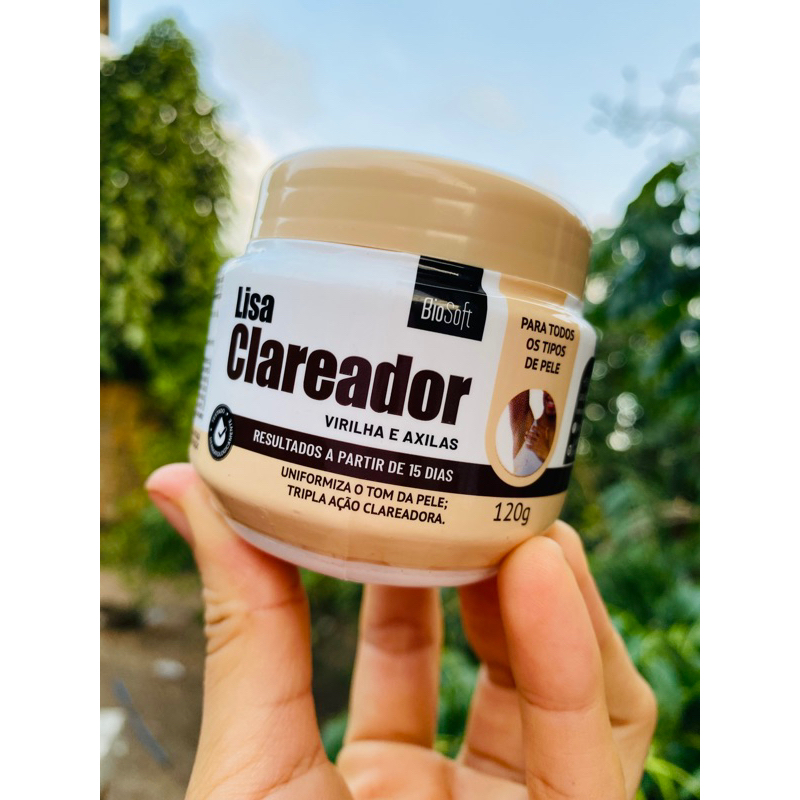 Creme Lisa Clareador 120g - Loja Soft Hair