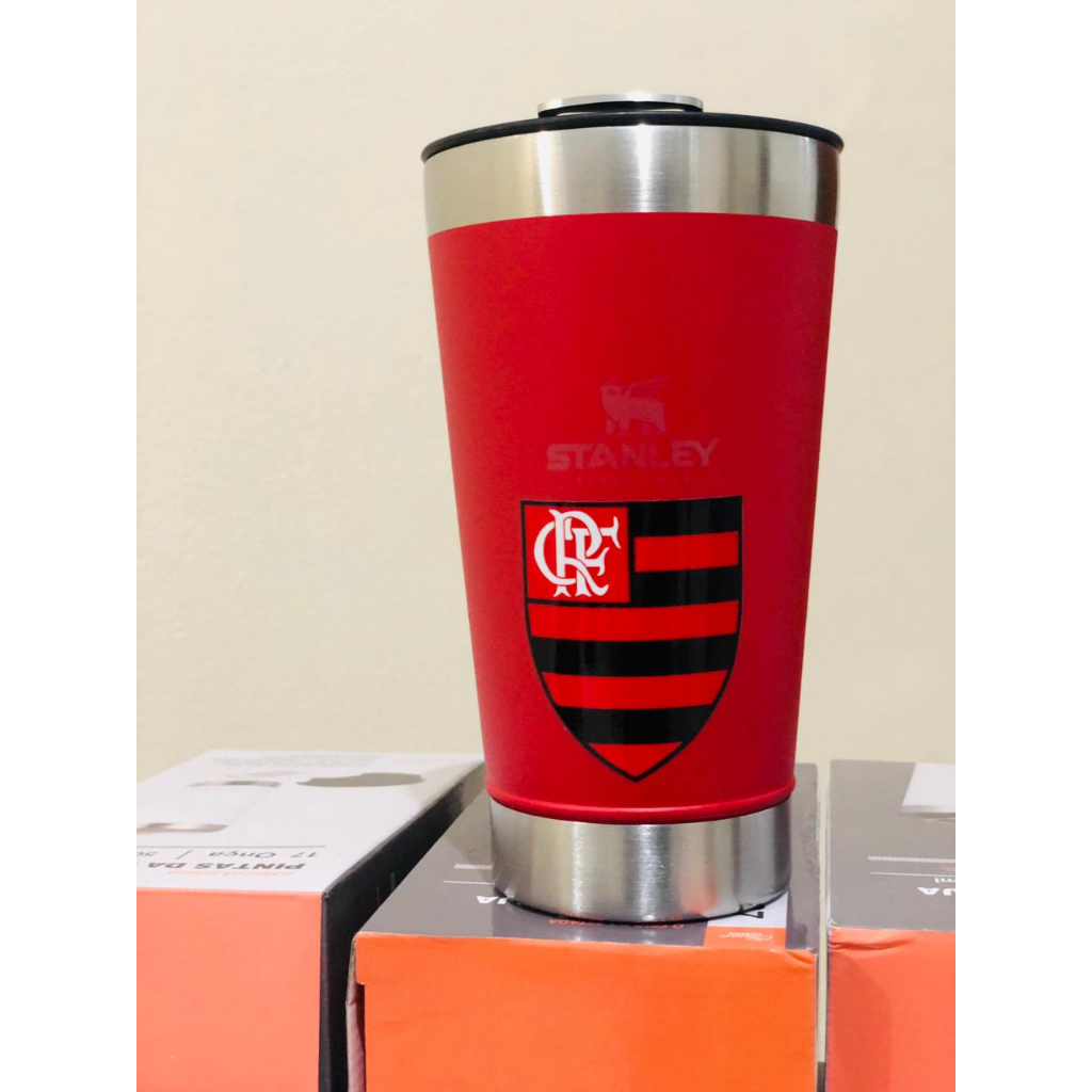 Copo Térmico Personalizado time, 473ml com Tampa e abridor metal {Seleção do brasil} {flamengo, Corinthians, palmeiras, spfc, santos…}