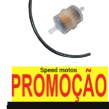 Filtro Gasolina Combustível Moto Carburada + 20 Cm Mangueira - DNSA MOTO  PEÇAS