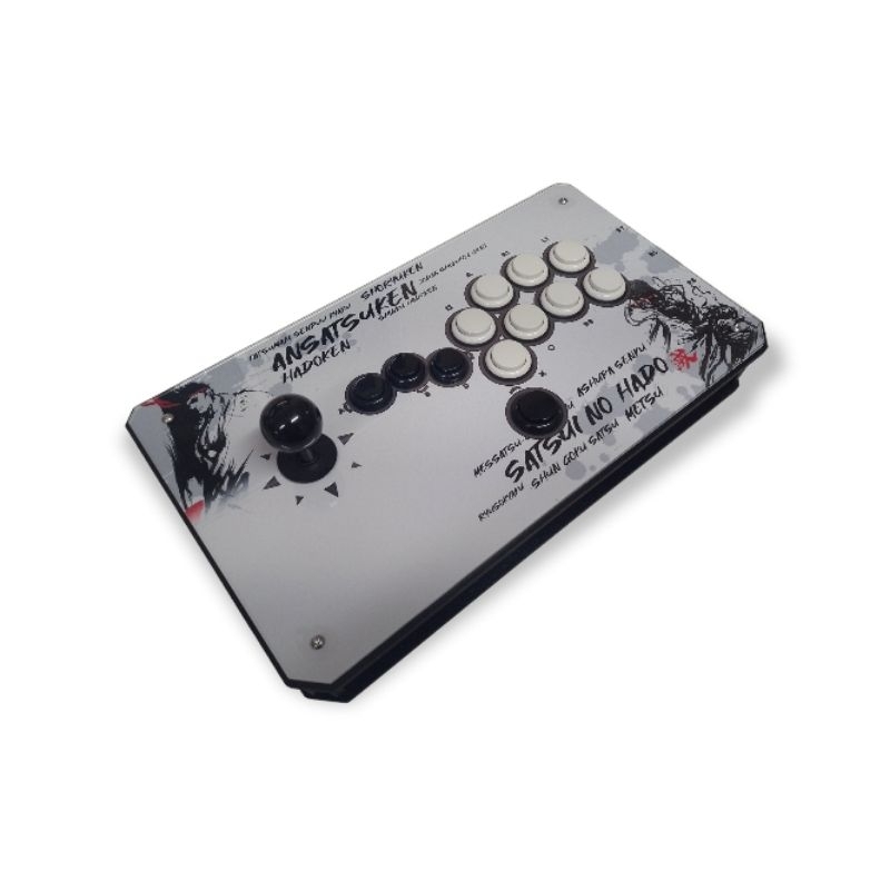 Controle Arcade Joystick + HITBOX/ CROSSUP/WASD para PC / PS4
