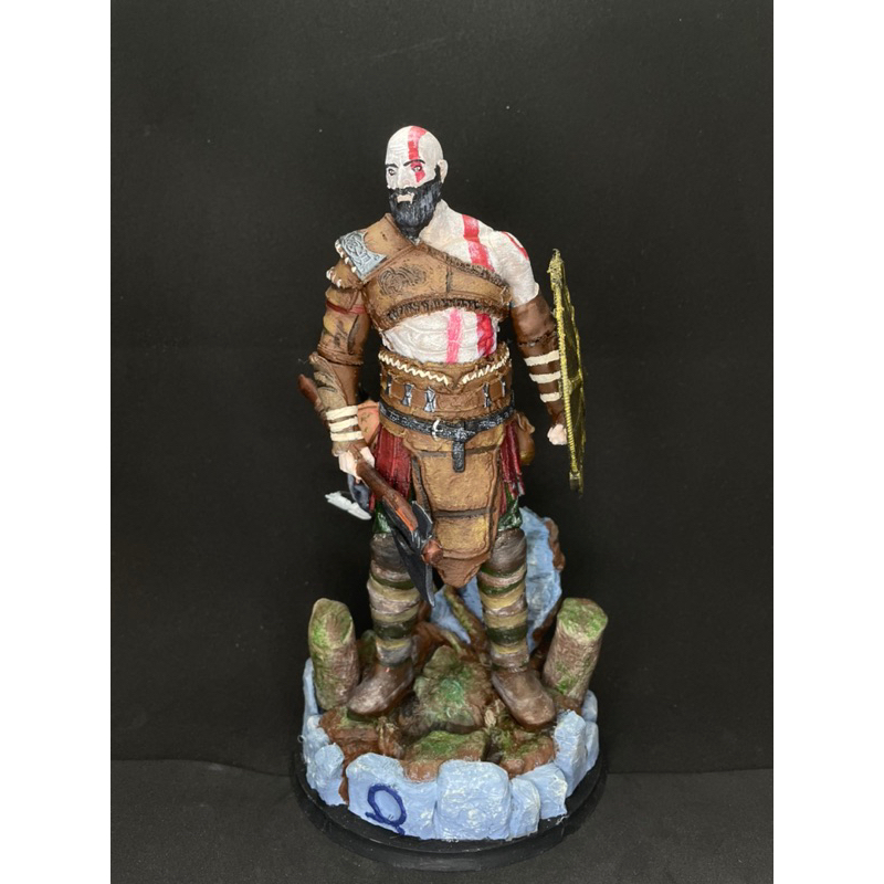 Figure do Kratos em impressão 3D