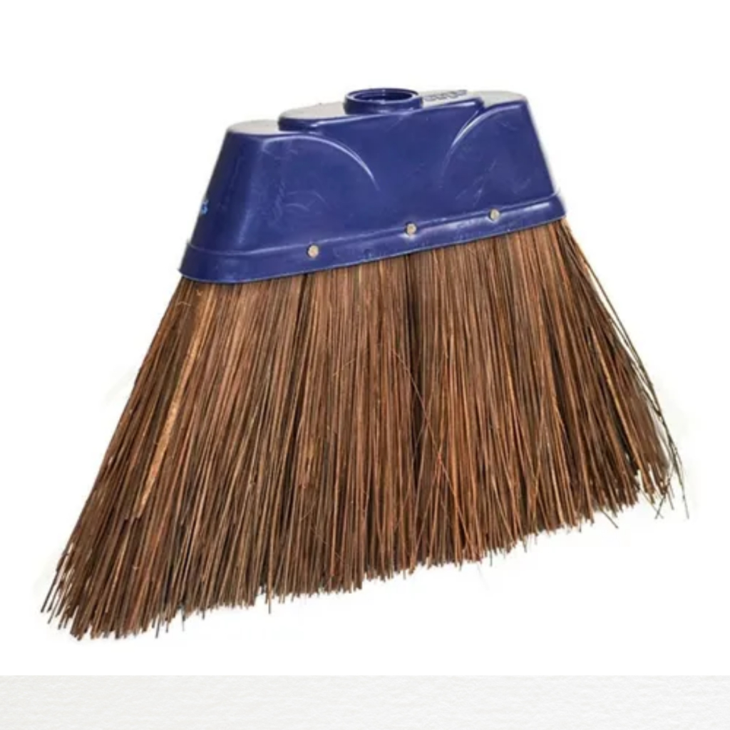 Vassoura Piaçava Natural Plástico para Limpeza Pesada Sem Cabo | Shopee ...