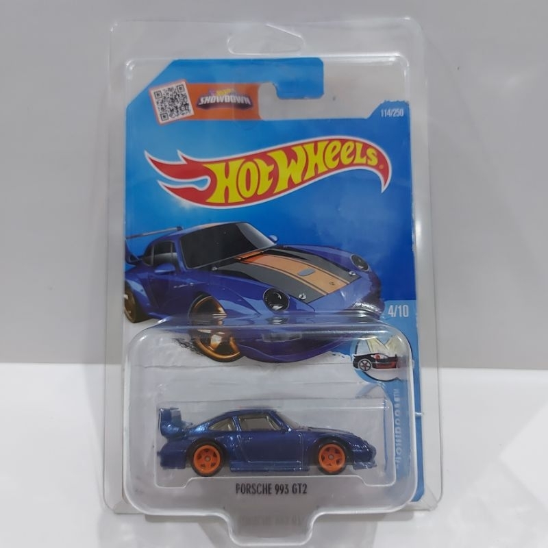 Porsche 993 GT2 Hw Showroom 4/10 Hot Wheels Super THunt 2016