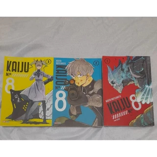 Mangás de Kaiju n°8 Vol. 1 a 3