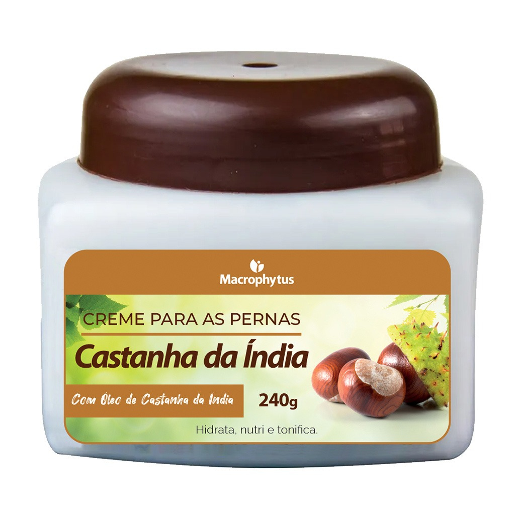 Creme Para Pernas Castanha da Índia - Macrophytus