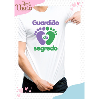 Camisa Branca Personalizada Guardião do Segredo