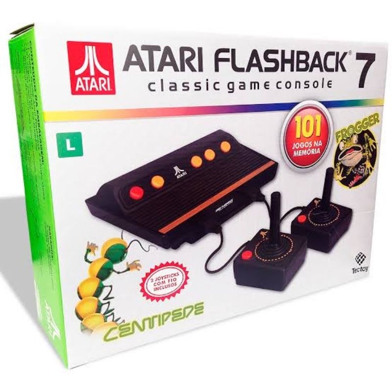 Cabo Duplo Controle Gemini Coleco Atari Usar Jogos 2 Players