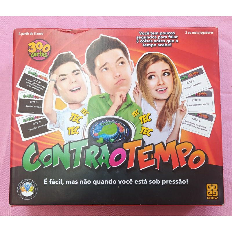 Jogo Contra o Tempo - Grow - Jogos de Cartas - Magazine Luiza