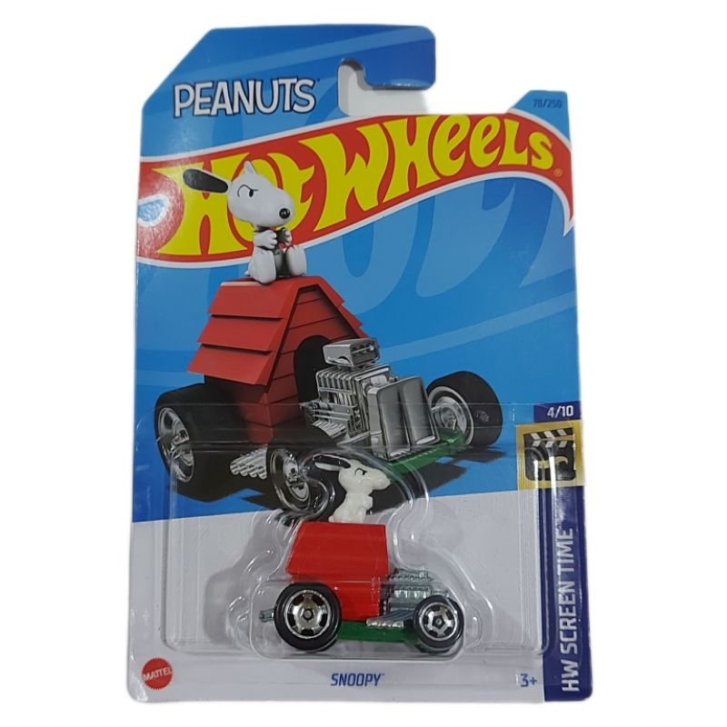 Snoopy Peanuts Hw Screen Time 4/10 Hot Wheels 2023 Lote D Shopee Brasil