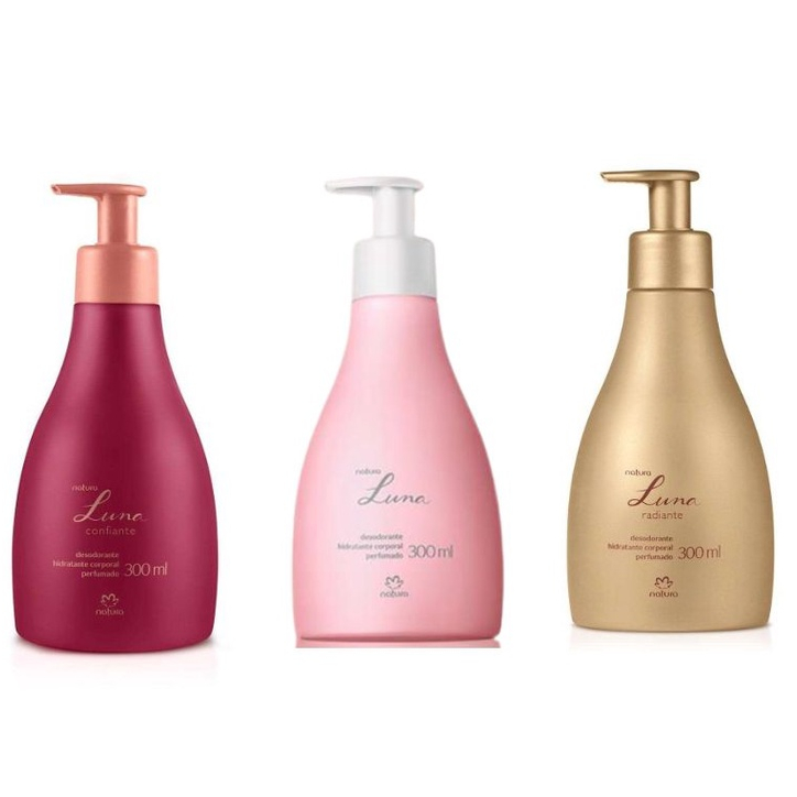 Desodorante Hidratante Luna Confiante | Luna Clássico | Luna Radiante - ESCOLHA O SEU
