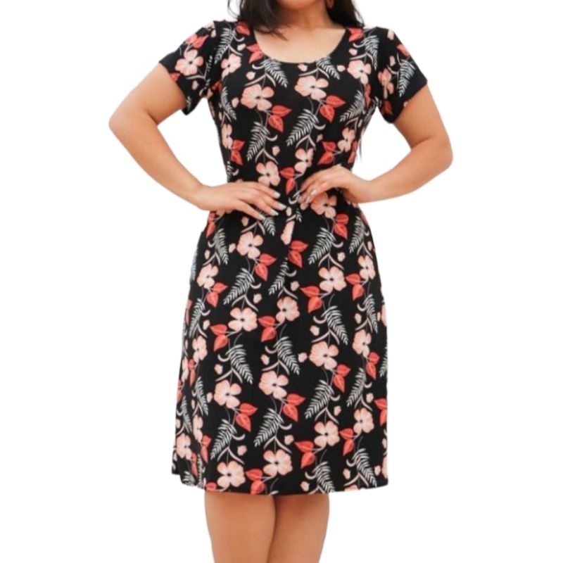 Vestido para Senhora em Malha fria liganete evangélica vestido com ...