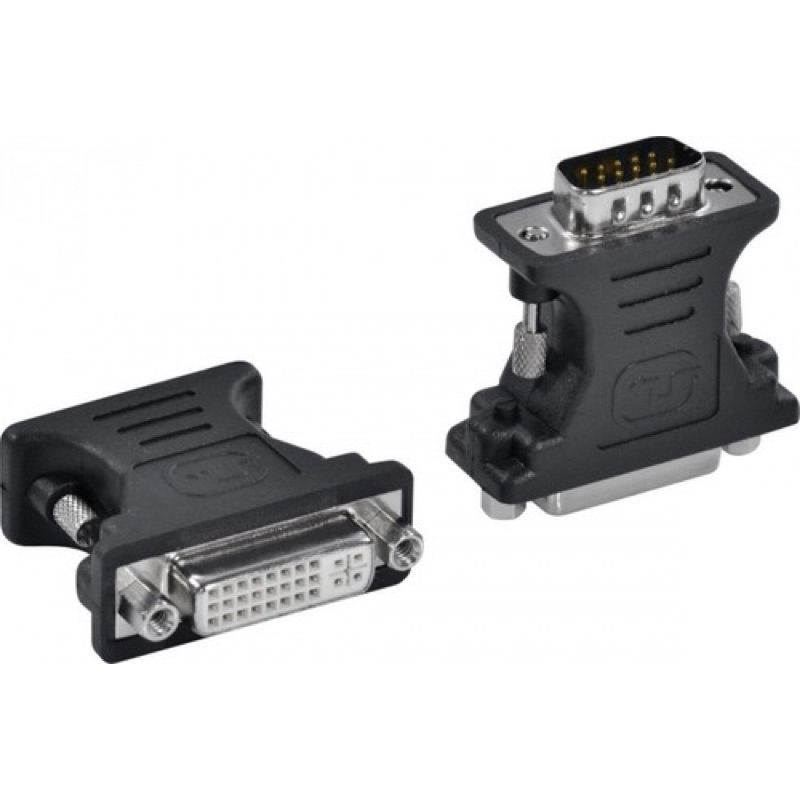 adaptador vga macho para dvi 24+1 femea