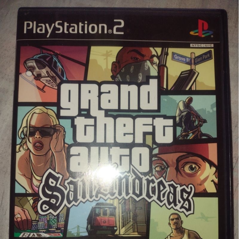 Grand Theft Auto: San Andreas - Jogo PS2 Míidia Física
