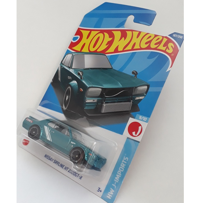 Nissan Skyline HT 2000GT-X 2022 Verde - 1/64 - Hot Wheels - Mattel