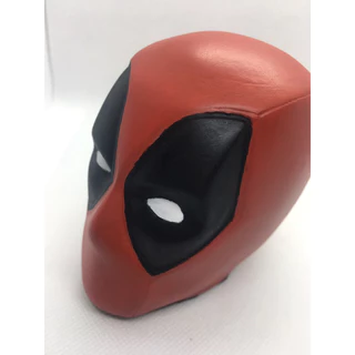 Estatua decorativa Cabeça Deadpool Marvel | tamanho 10cm