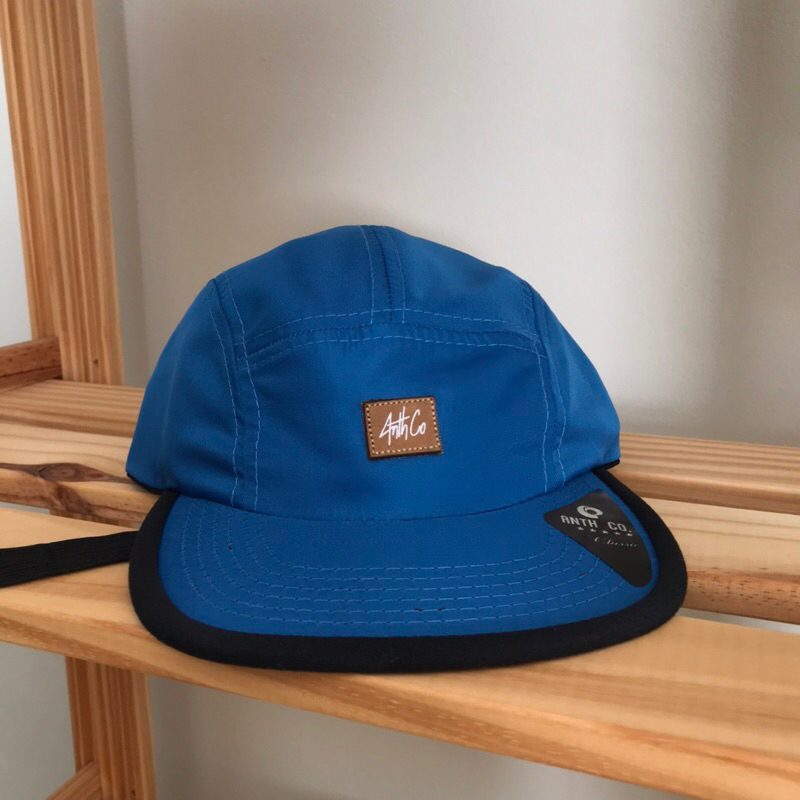 boné Five panel - azul - tecido maleável - ANTH co. | Shopee Brasil