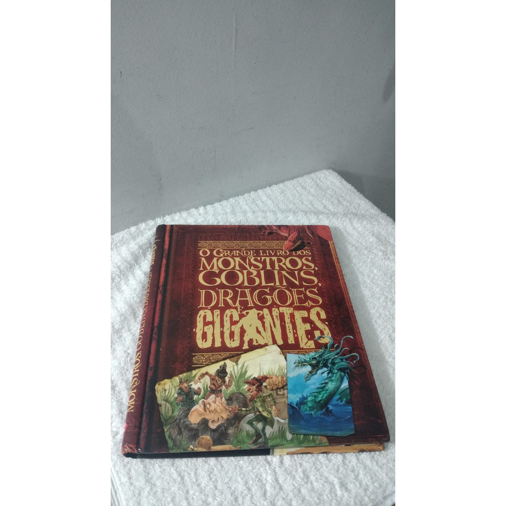 O grande livro dos monstros, goblins, dragões e gigantes | Shopee Brasil