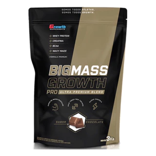 Hipercalórico Massa Big Mass 3kg - Growth Suplementos