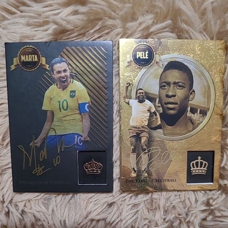 Cards Special Panini Pelé and Marta - The King and The Queen of Football