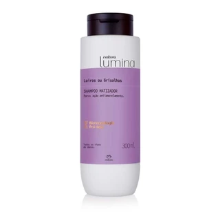 Natura Lumina Shampoo Matizador Para Cabelos Loiros 300ml