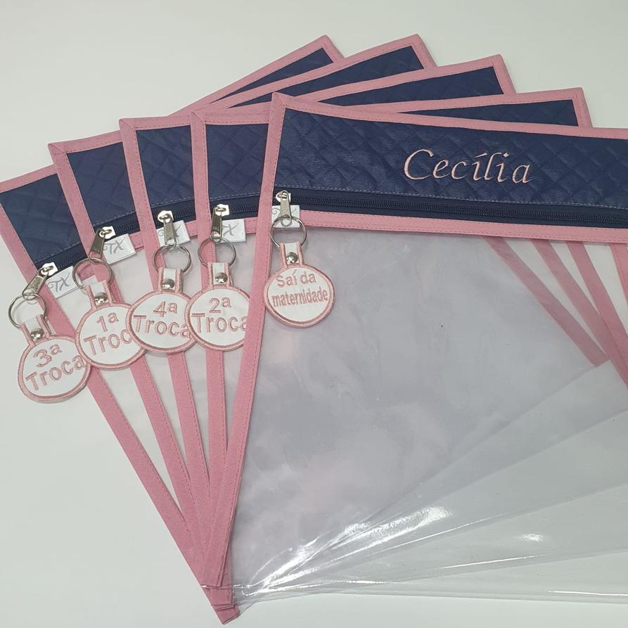 kit Saquinhos maternidade sintético / kit saquinhos organizadores personalizado com nome