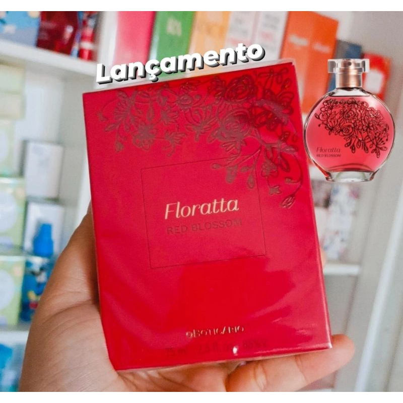 Perfume Floratta Red Blossom O Boticário Lançamento 75ml (original