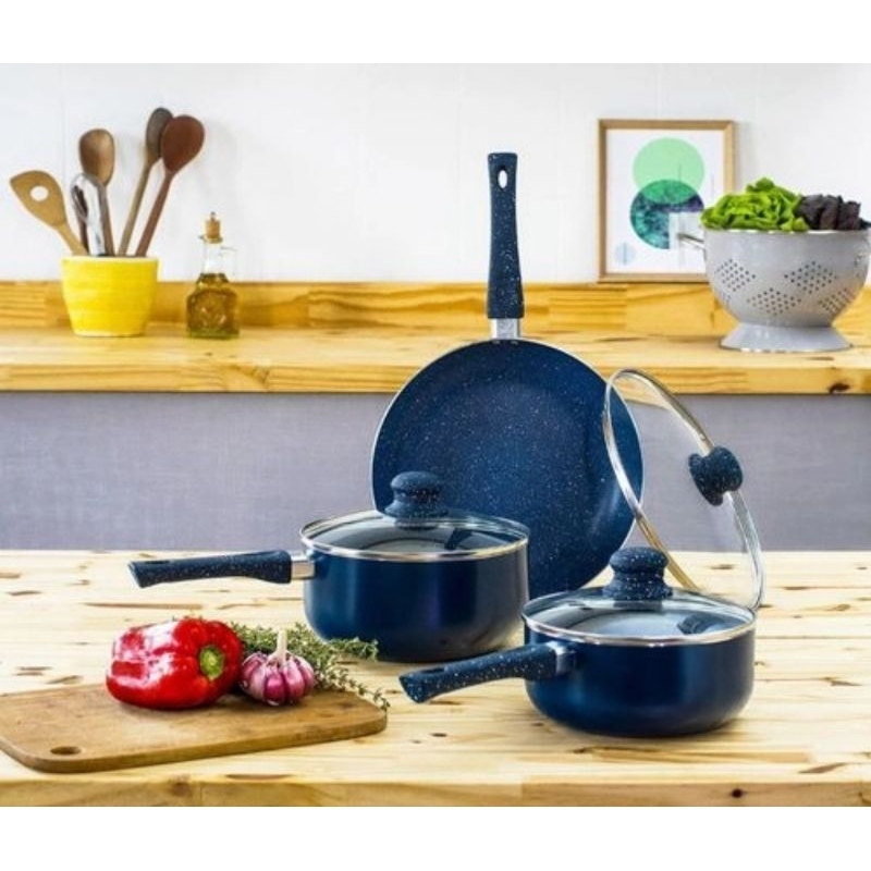 Jogo de Panelas La cuisine revestimento cerâmica (não gruda