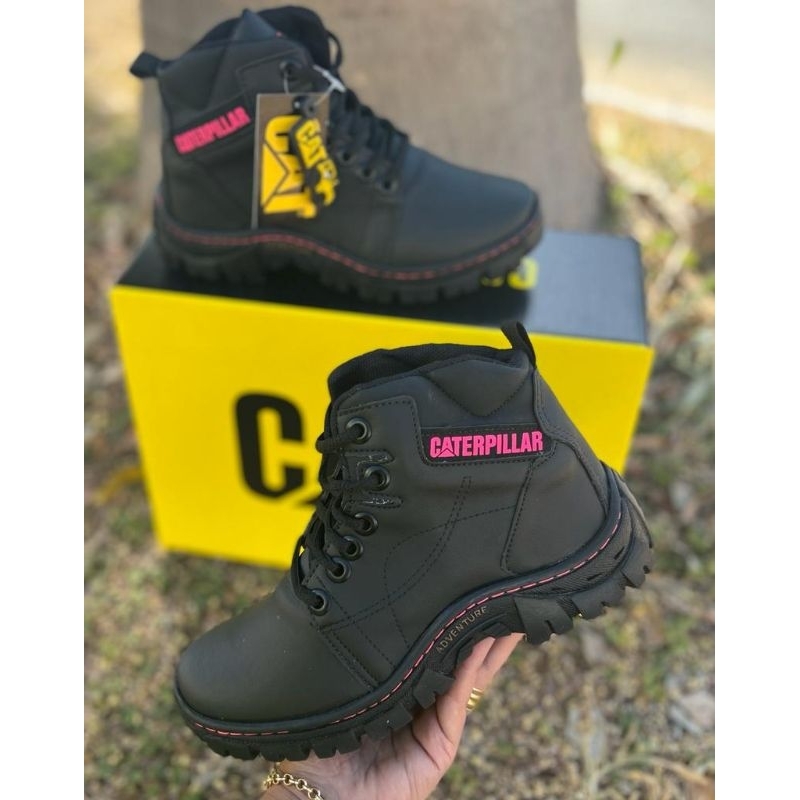 bota Caterpillar adventure feminino trilha | Shopee Brasil