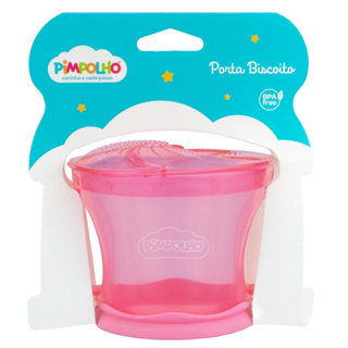 Pote Para Biscoito Infantil Pimpolho De Silicone Com alça