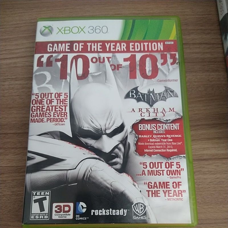 Batman Arkham city Xbox 360 Original mídia física