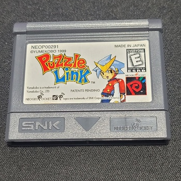 Jeu Tsunagete Pon Puzzle Link Sur Neo Geo Pocket Color – Authentique – Très Bon état