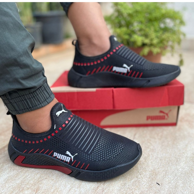 Tênis puma masculino Sapatênis Slip On Leve Unissex, Confortável, da farbrica promoção relapago confortavel esportivo tambem para bebe