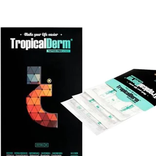 Tropical Derm Filme Protetor Para Tatuagem 5 Folhas 10×20cm