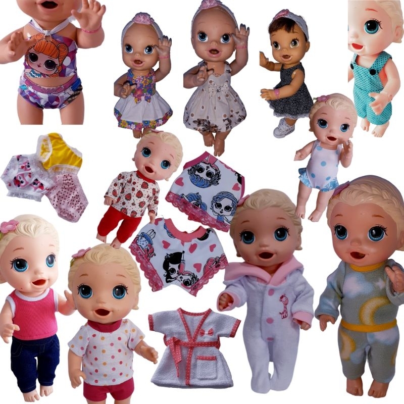 Roupa Boneca Baby Alive Kit C/35 Peças Variadas Pronta Entrega (fotos ...