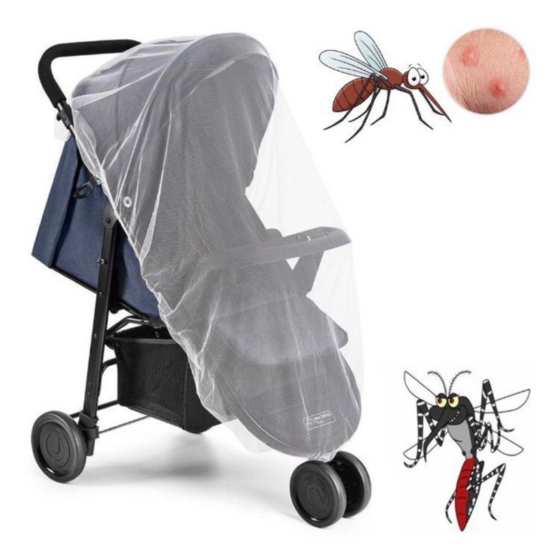 Mosquiteiro Tule para Carrinho/Bebê Conforto/ Berço Desmontavel