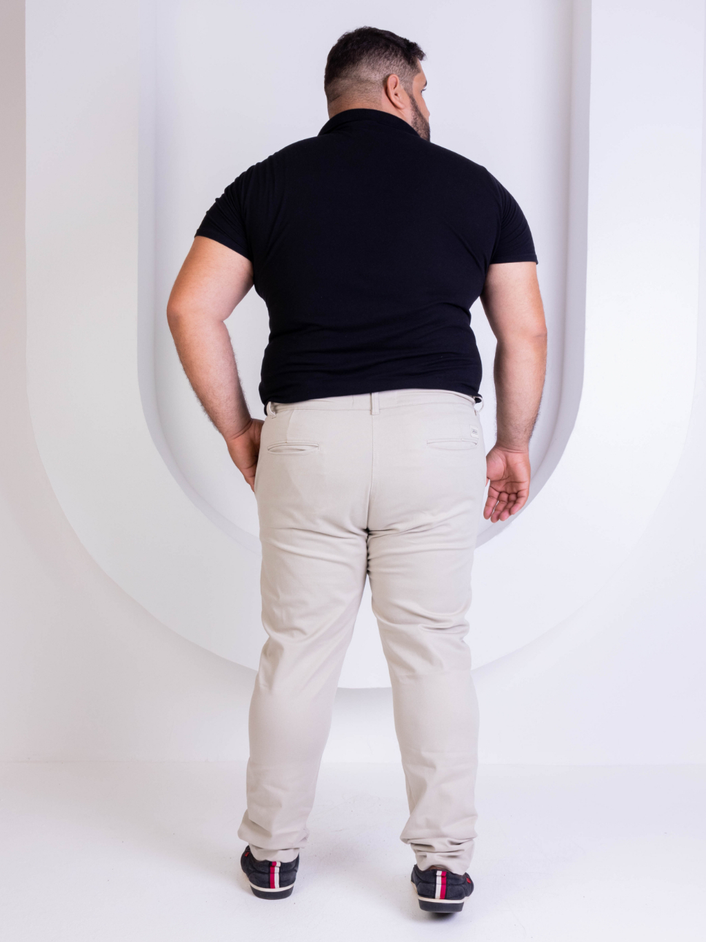 Calça Masculina Plus Size Esporte Fino Estilo Social - Sport Fino