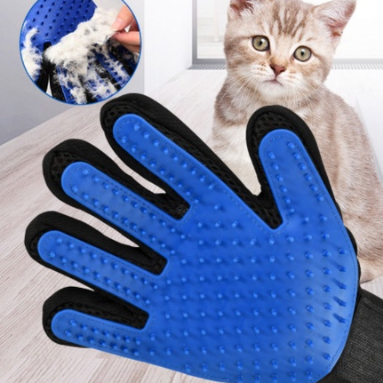 Luva Escova Nano Magnética Tira Pelos De Pet Cães E Gatos