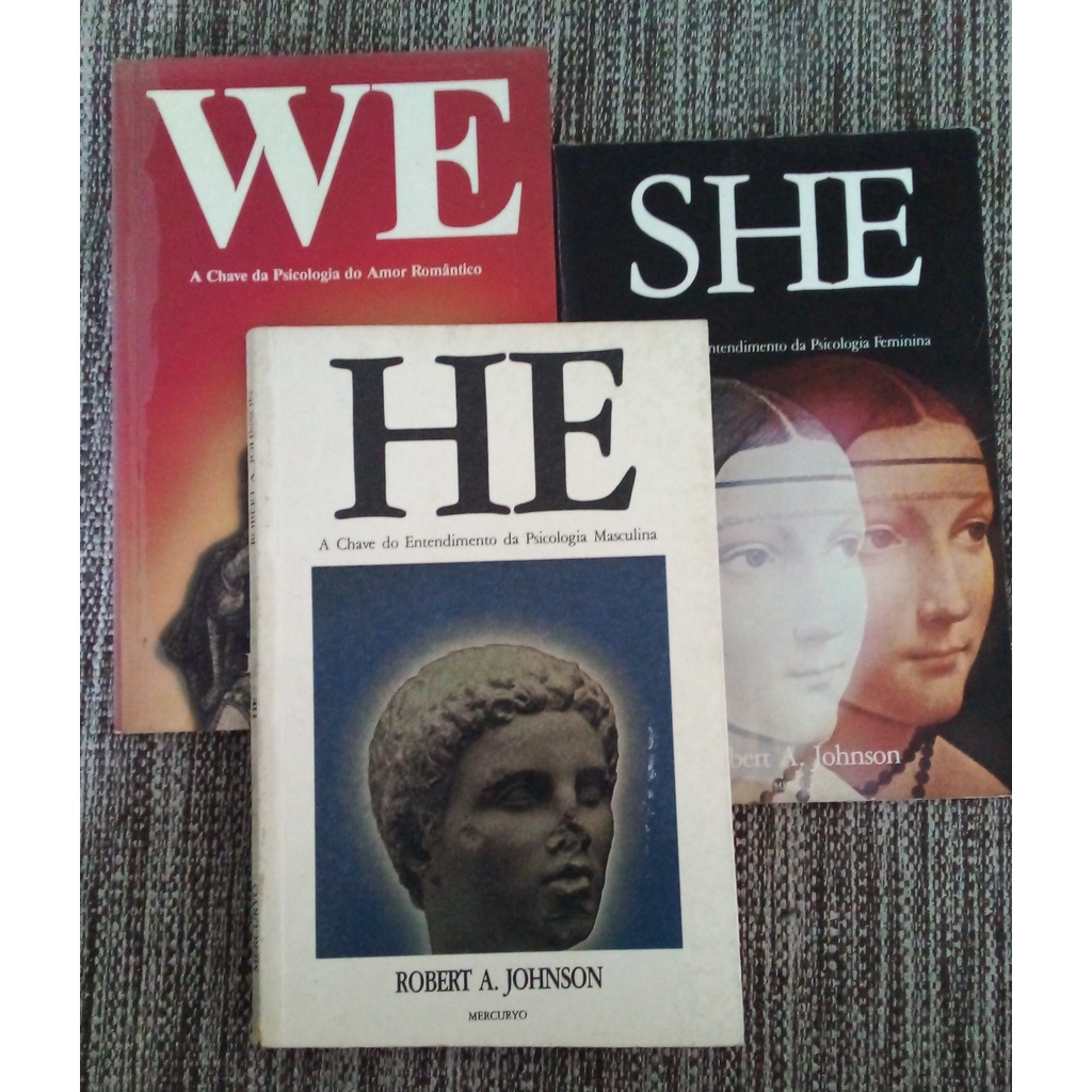 Trilogia - He - She - We - Robert A. Johnson - Em português!! | Shopee ...