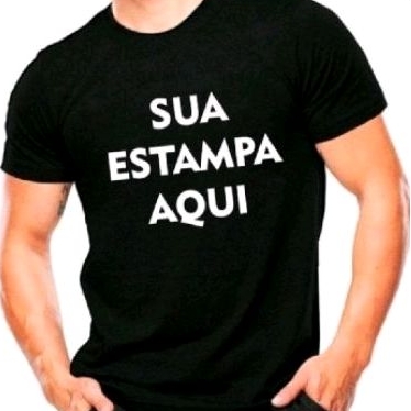 camisa personalizada só frente , camisa preta personalizada.
