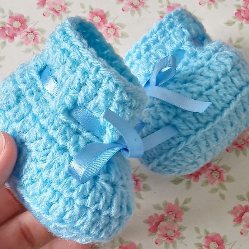 Chá Revelação Sapatinhos De CrochÃª Para RecÃ©m Nascido Sapatinho - Main Image