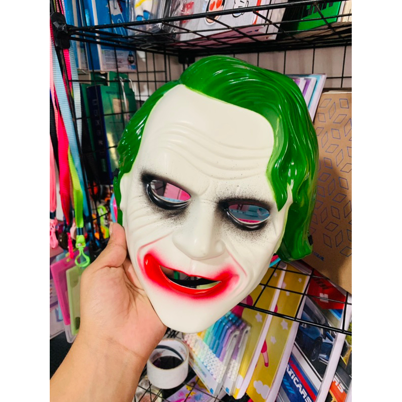 Máscara Coringa Joker Festa Fantasia Halloween Terror Decoração Cosplay Anime Carnaval