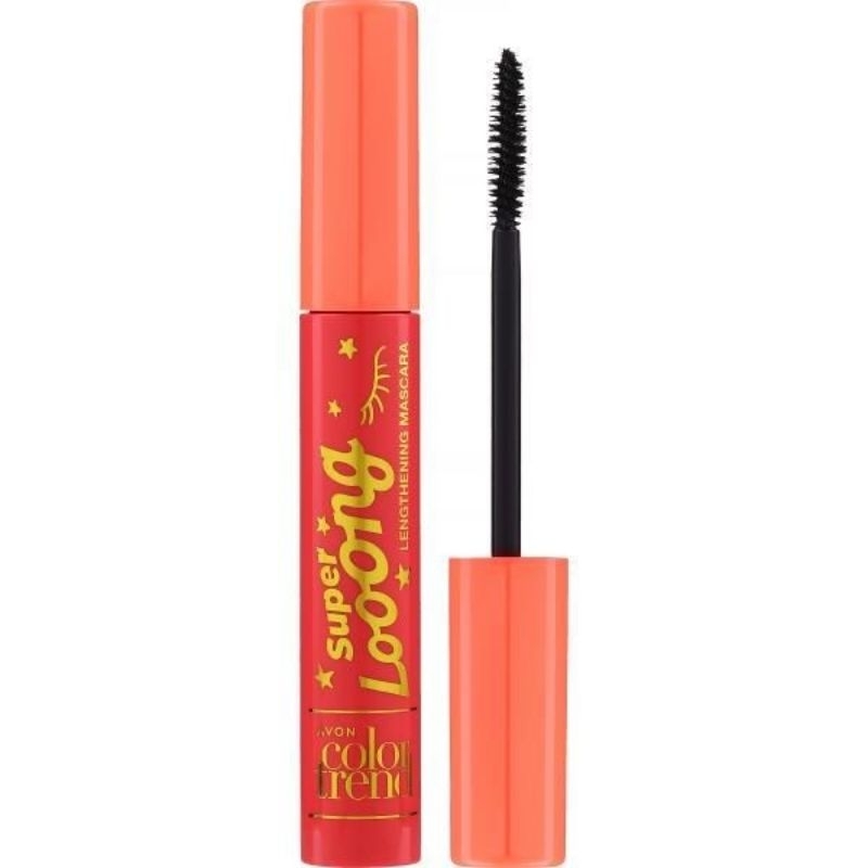 máscara de cílios alongadora. super looong Avon. color trend Shopee