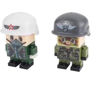 Mini Blocos De Montar Kit Peças Petit Blocks - Daiso - Animais Safari Juvenil Carros