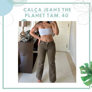 Compra online de Jeans casuais femininos 2023 moda estrela bordado  primavera e outono design ins solto simples em linha reta calças largas  tendência y2k