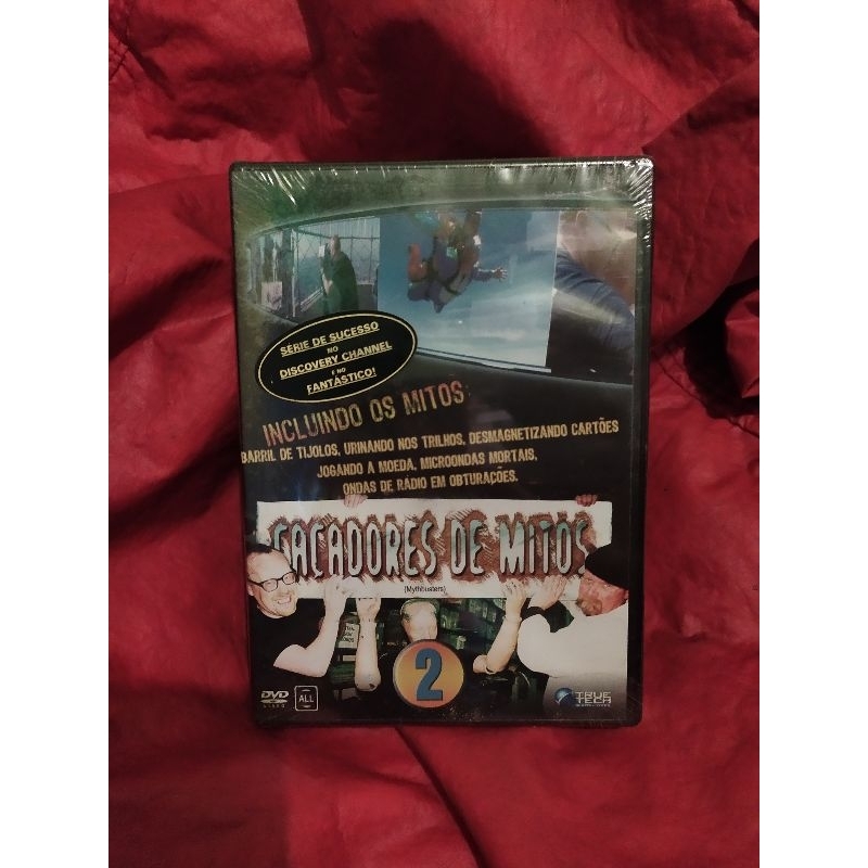 dvd mythbusters os Caçadores de mitos volume 2 lacrado