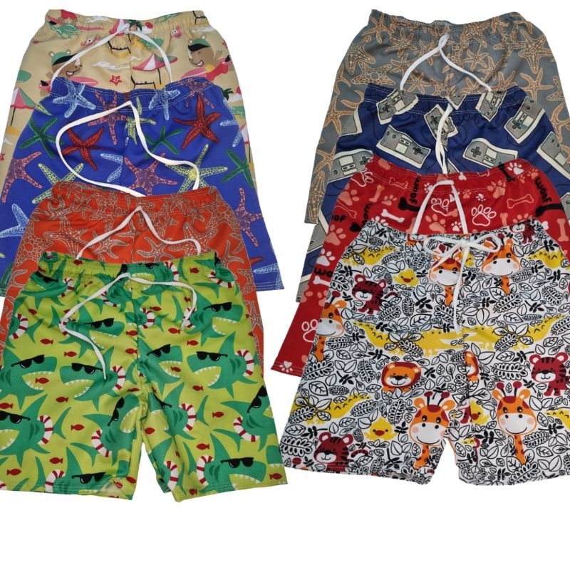 Kit 2 Bermudas Tactel Infantil Menino - Cauã