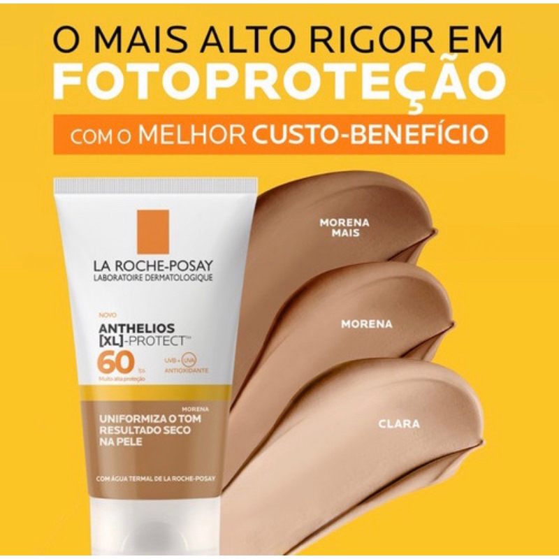 Protetor Solar Facial com Cor La Roche Posay – XL Protect FPS 60 ...