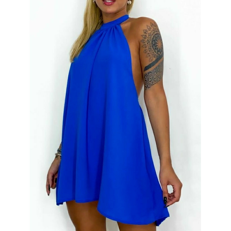 Frente única Vestido Bata Preto Frente única Vestidos Para Ano