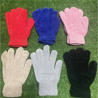 Luva Feminina Masculina Adulto E Lã Inverno -cor Sortido